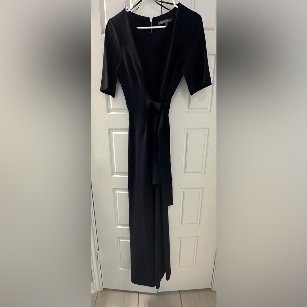 Julia Jordan short sleeve pantsuit jumper, tie front